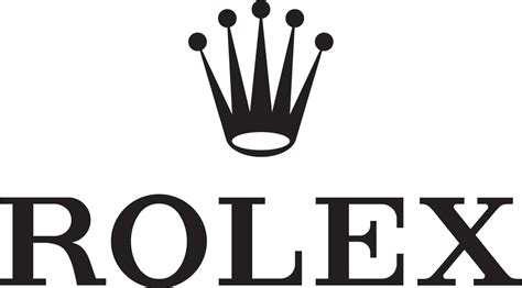 black and white rolex logo